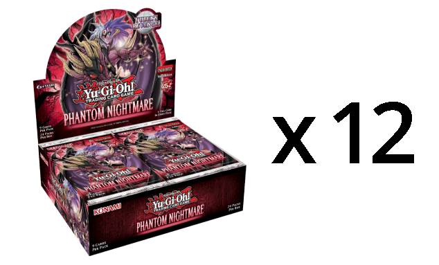 Yu-Gi-Oh Phantom Nightmare 1st Edition Booster Box CASE (12 Booster Boxes)